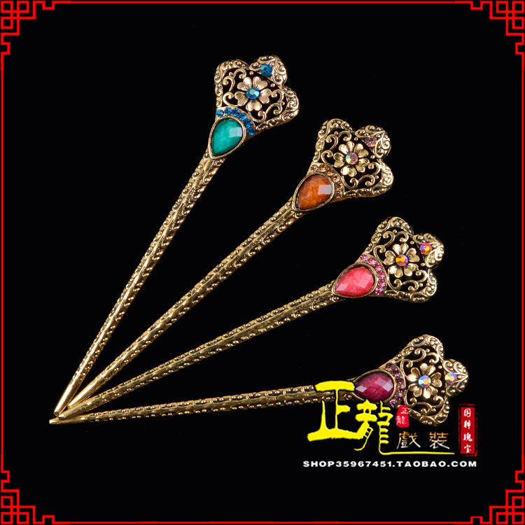 薛城头饰老旦青衣员外夫人簪子 老旦发簪