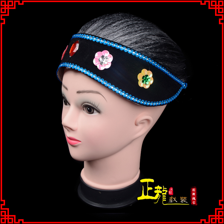 薛城老旦媒婆穷老太婆假发套 老旦头套