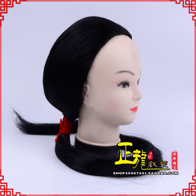 薛城古装影视演出头套花旦假发 真发古装发