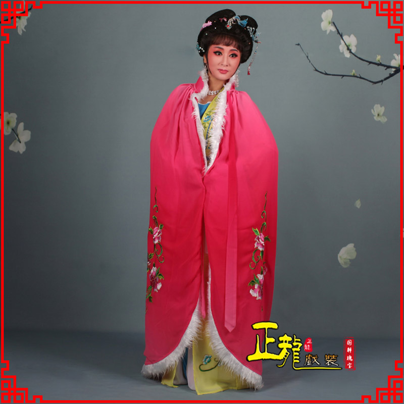 薛城小花旦绣花斗篷 花旦披风