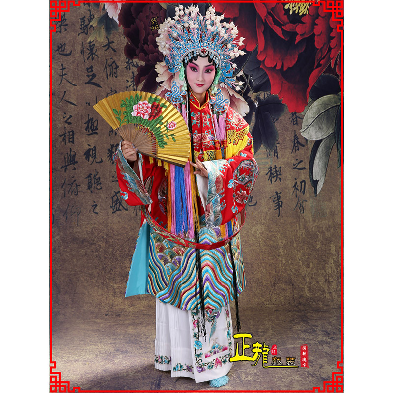 薛城凤袍杨贵妃贵妃醉酒 软绉团凤女蟒