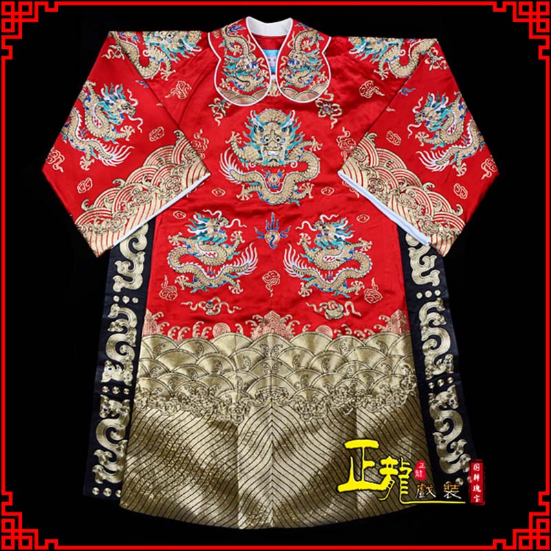 薛城皇帝蟒袍全金八宝团龙蟒